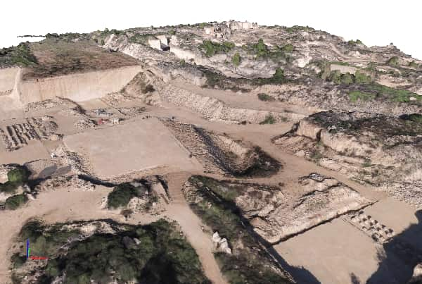 Fotogrammetria con drone proiezione 3d Bergamo