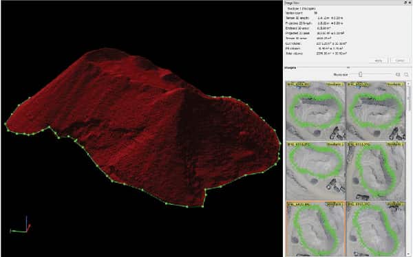 Topografia con drone calcolo volumi gressoney-saint-jean